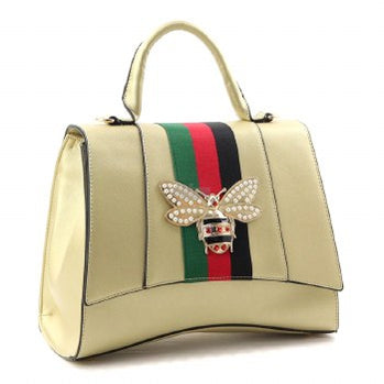Light Gold Bee Handbag