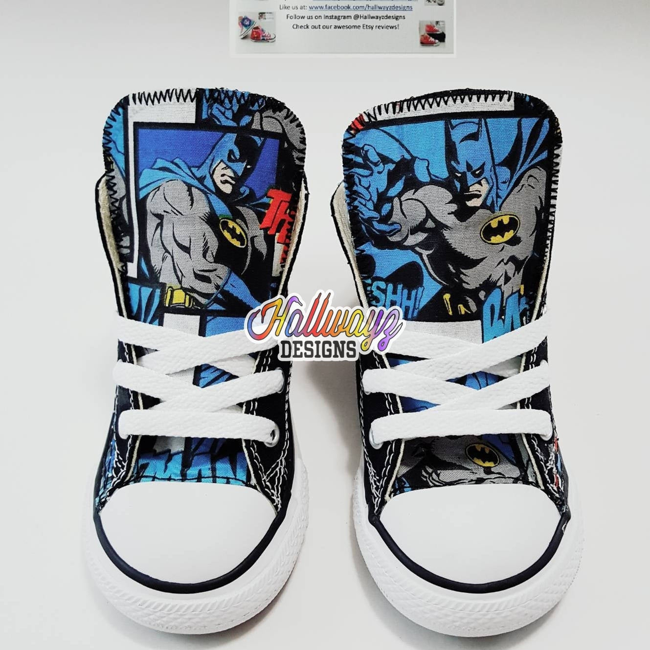 Custom Batman Converse Shoes