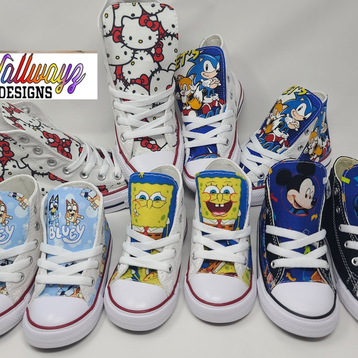 Bluey Converse Shoes