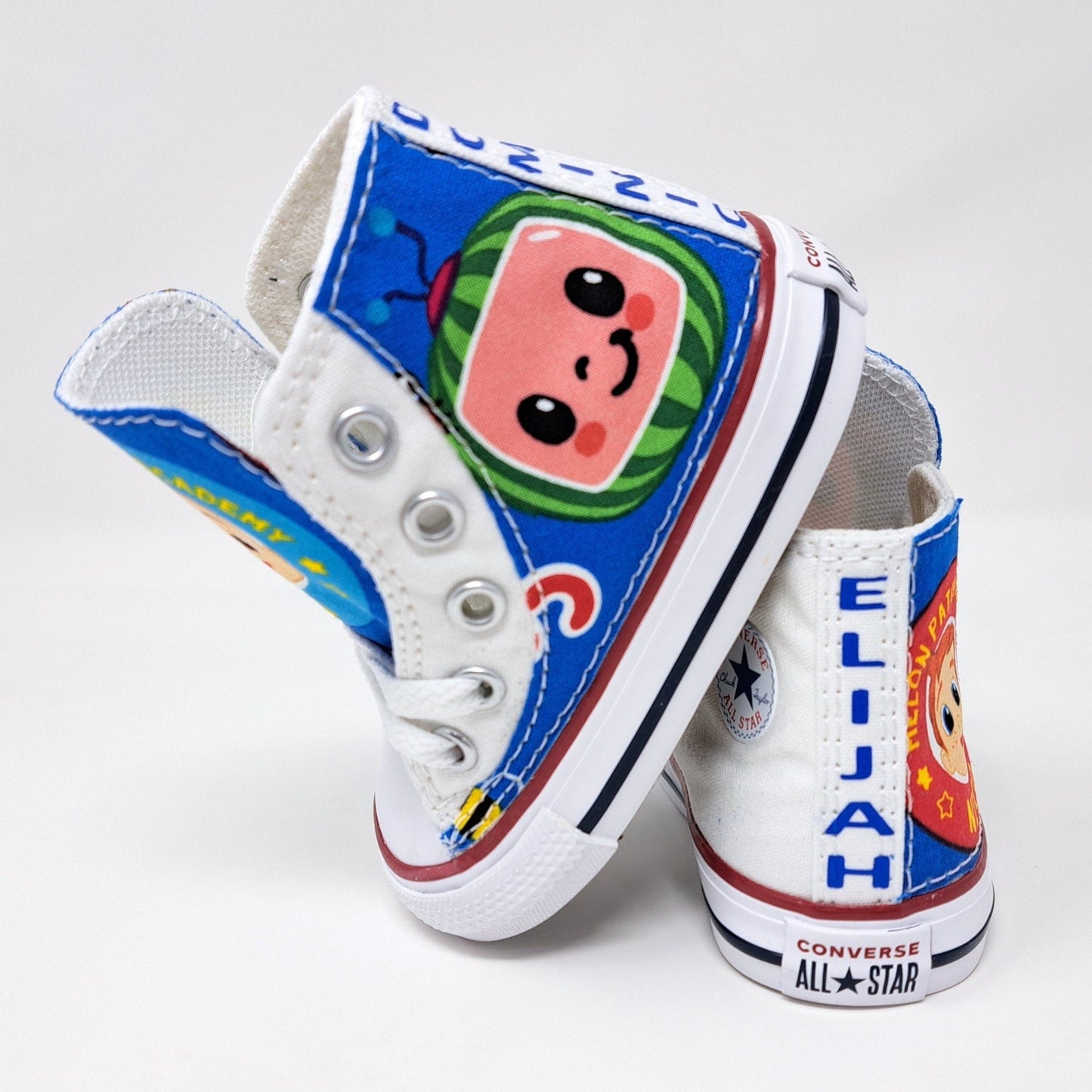 Cocomelon Converse Shoes First Birthday Sneaker by Hallwayz Designs