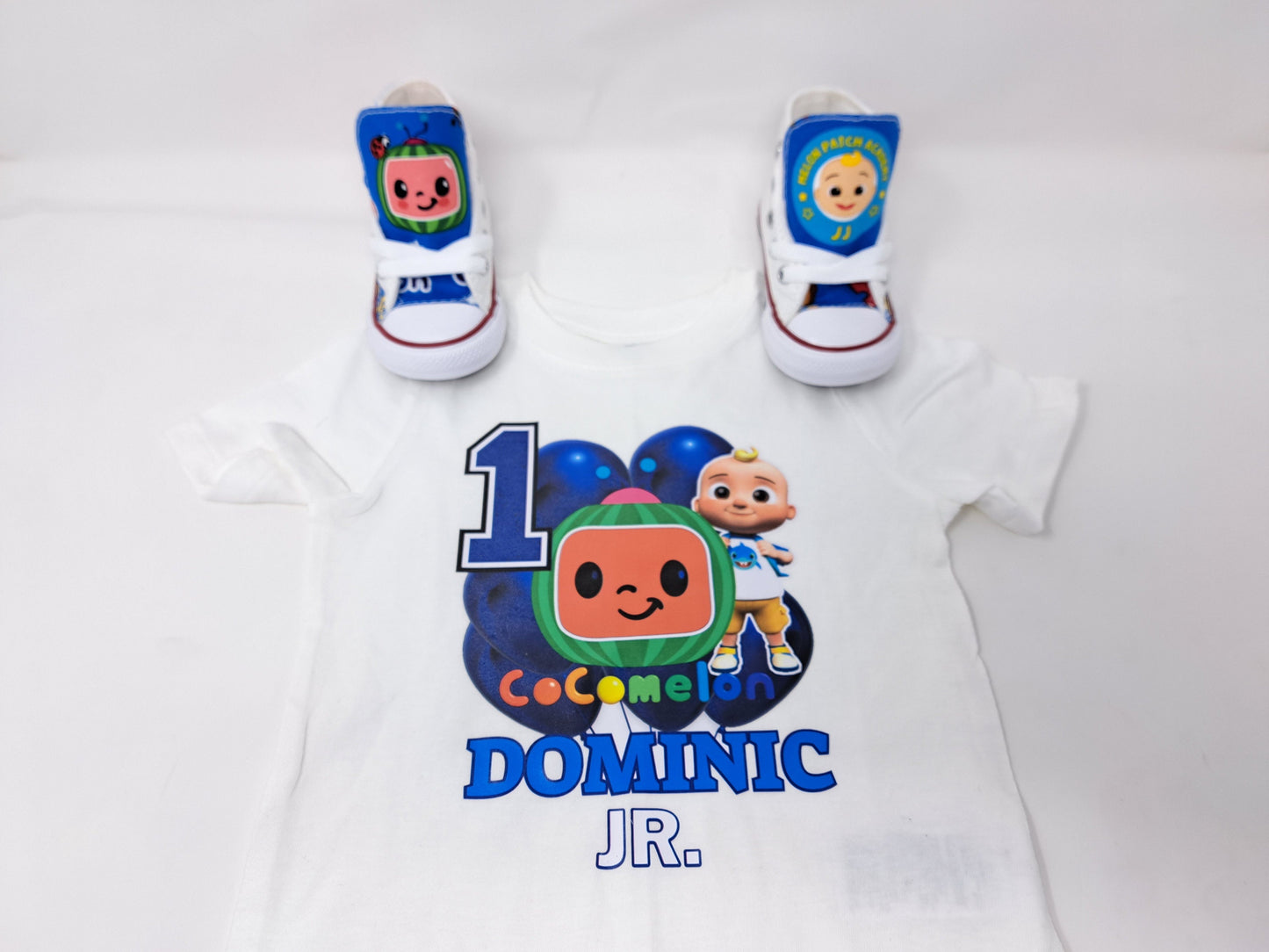 Cocomelon Converse Shoes First Birthday Sneaker by Hallwayz Designs