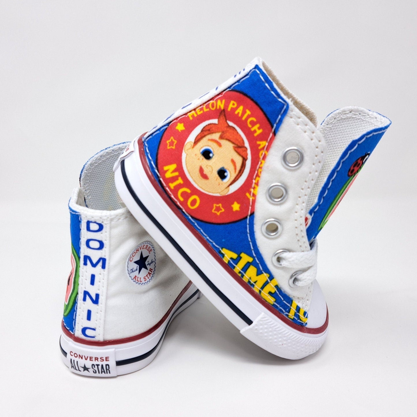 Cocomelon Converse Shoes First Birthday Sneaker by Hallwayz Designs