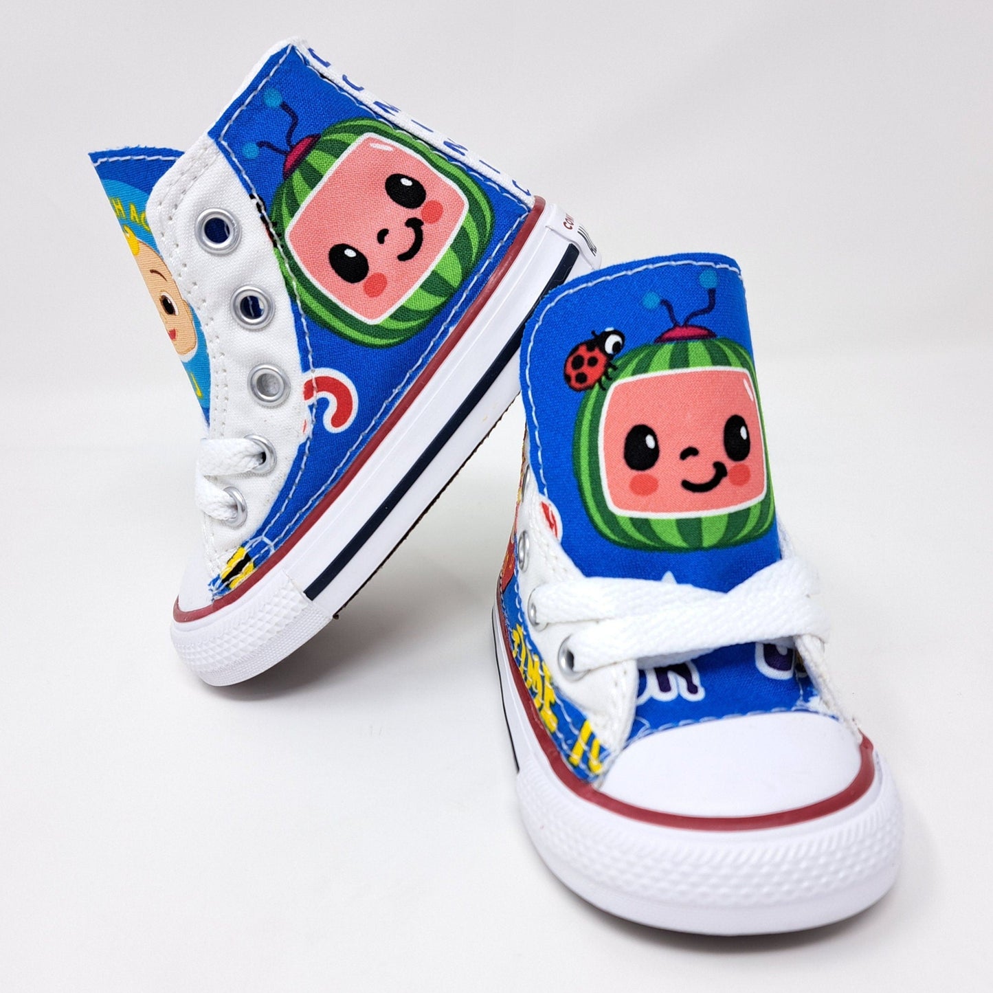 Cocomelon Converse Shoes First Birthday Sneaker by Hallwayz Designs