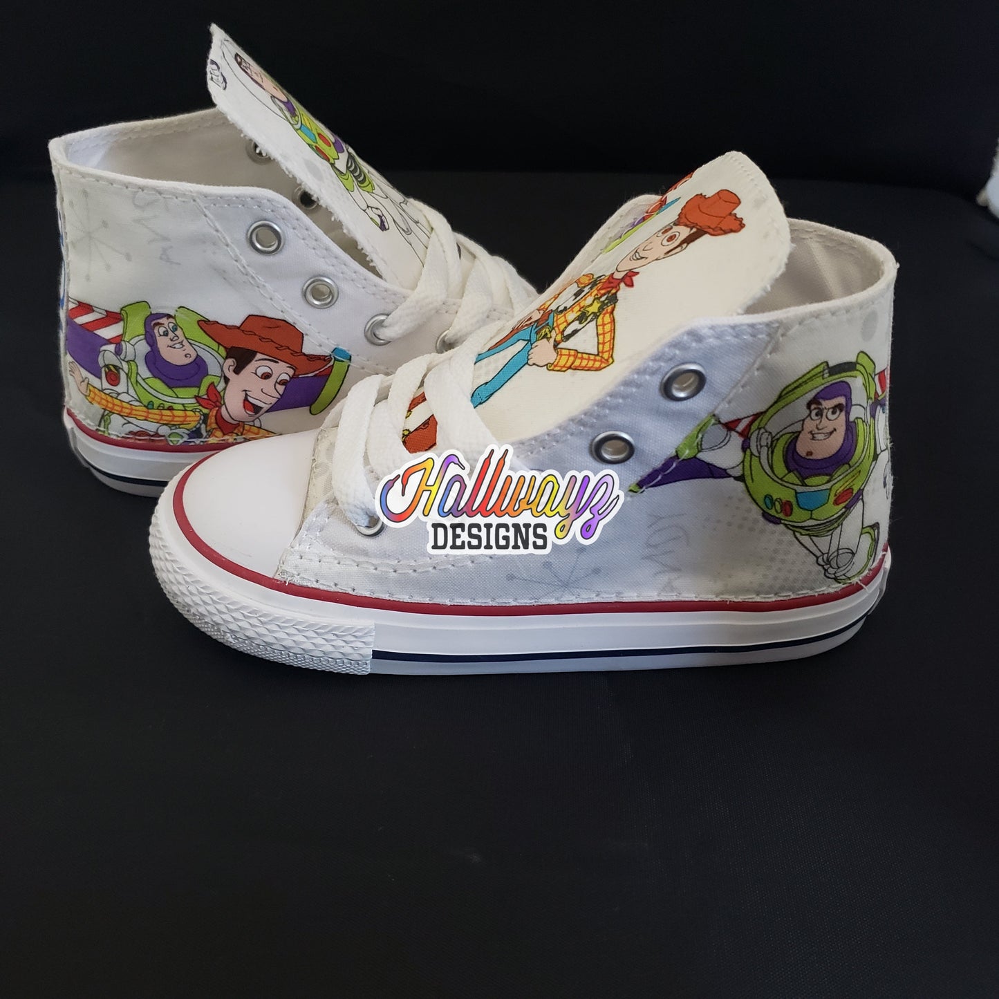 Toy story buzz and woody Converse shoes