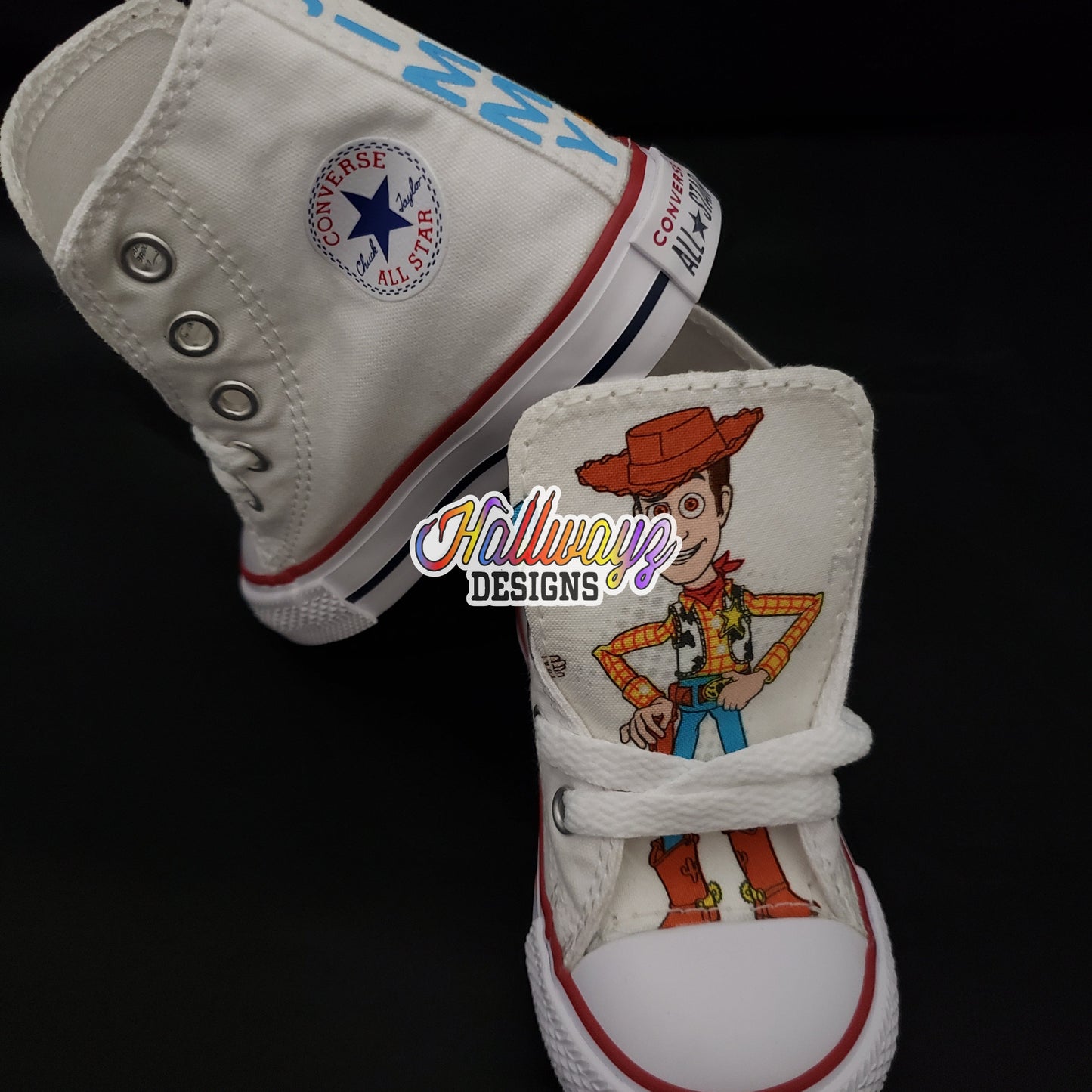 Toy story buzz and woody Converse shoes