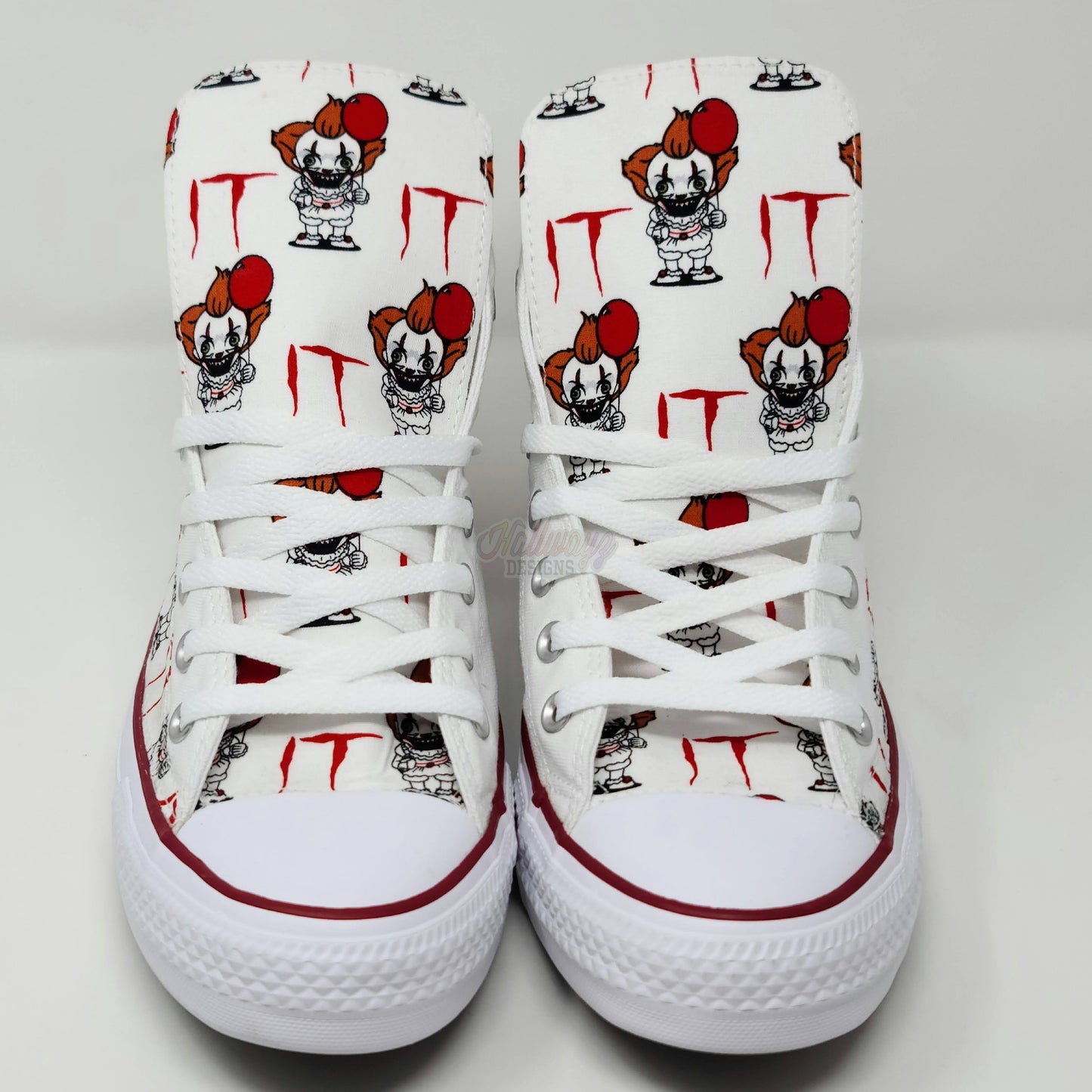 Size 11 men "It Pennywise Converse Shoes"- Ready to Ship