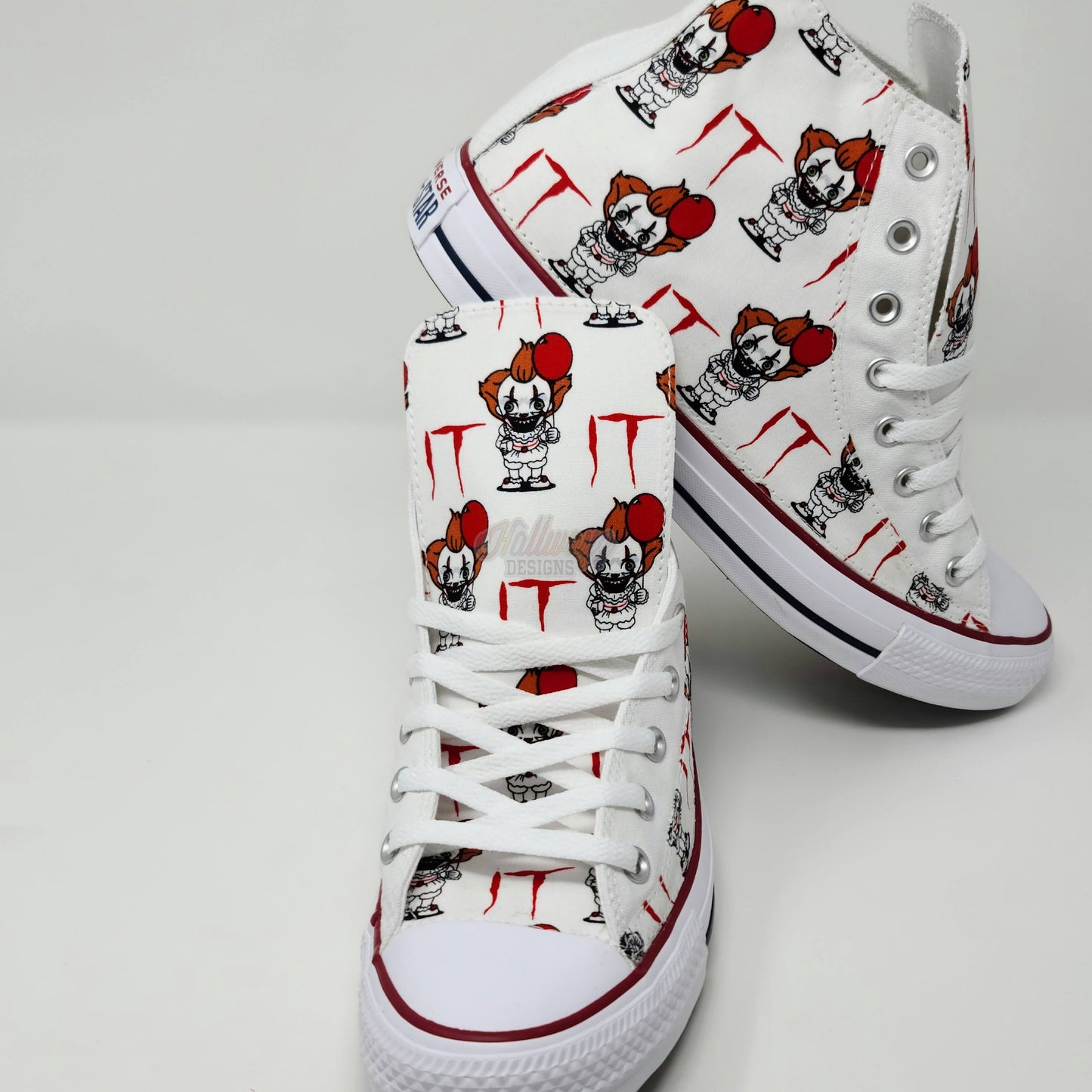 Size 11 men "It Pennywise Converse Shoes"- Ready to Ship