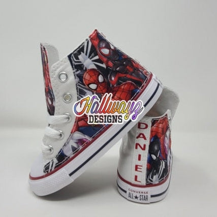 Custom Spidey verse Converse Shoes