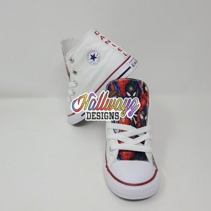 Custom Spidey verse Converse Shoes