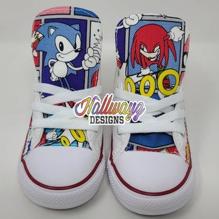 Sonic the Hedgehog Converse Shoes