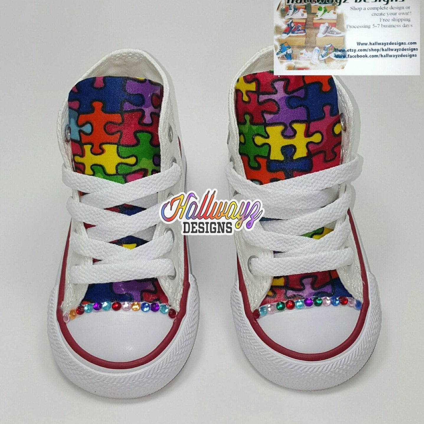 Custom Autism Awareness Converse Shoes