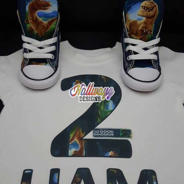 Good Dinosaur Converse Shoes Only