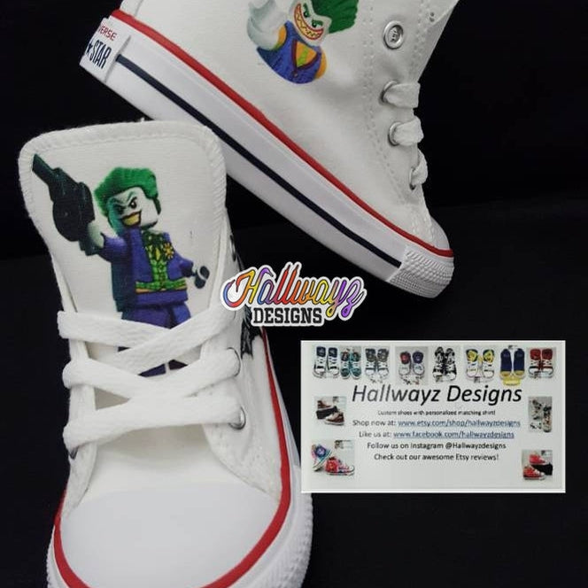 Lego Batman Joker Converse Shoes