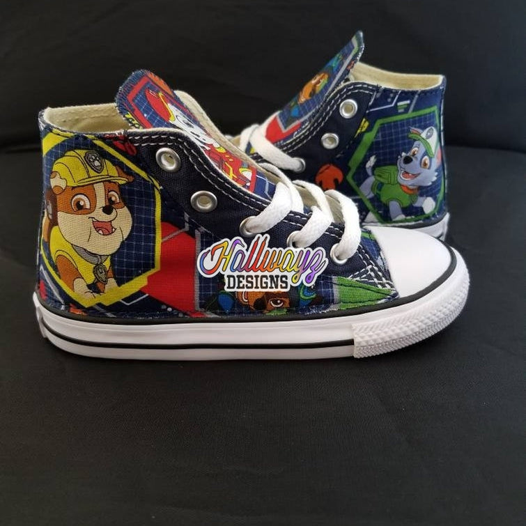 Kids Custom Paw Patrol Converse Shoe