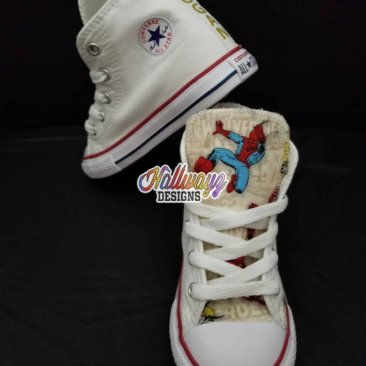Captain America Converse Shoes