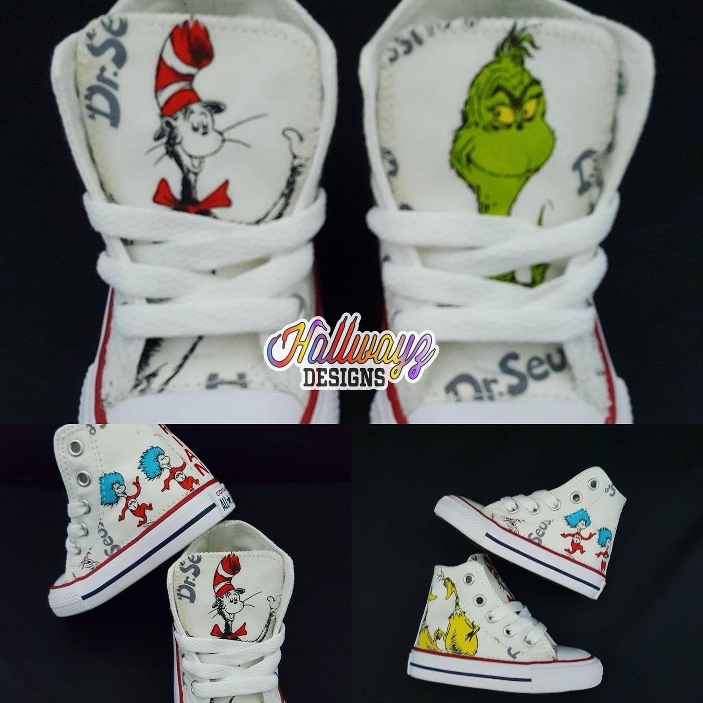 Dr.Seuss Converse Shoes