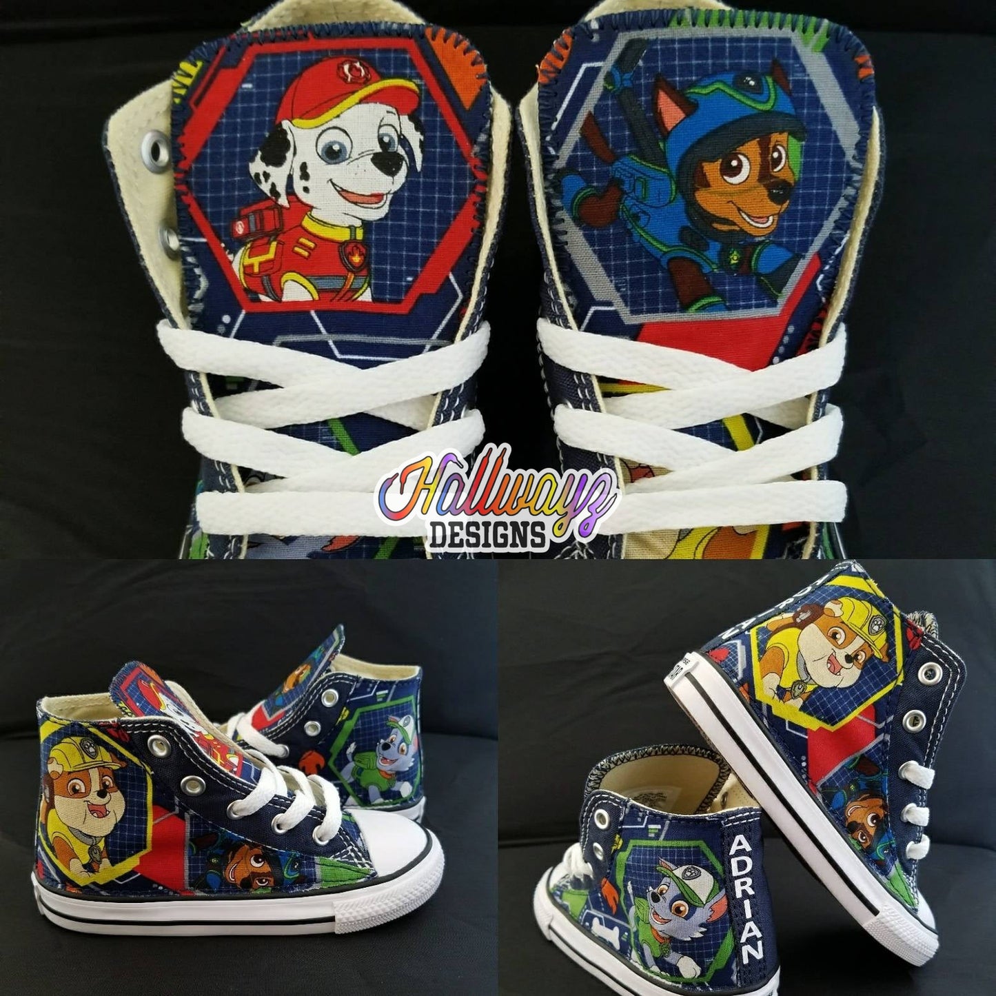 Navy Paw Patrol Converse Shoes