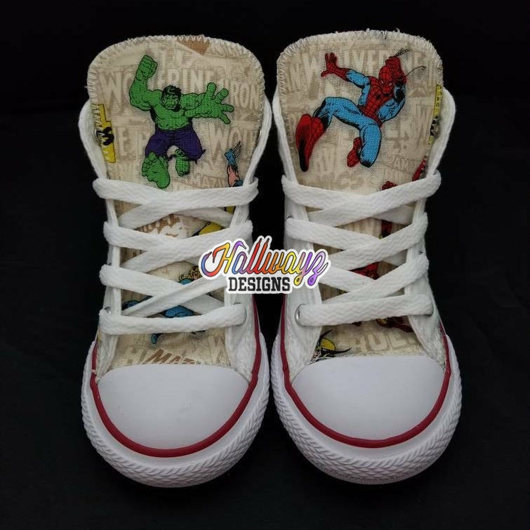 Captain America Converse Shoes