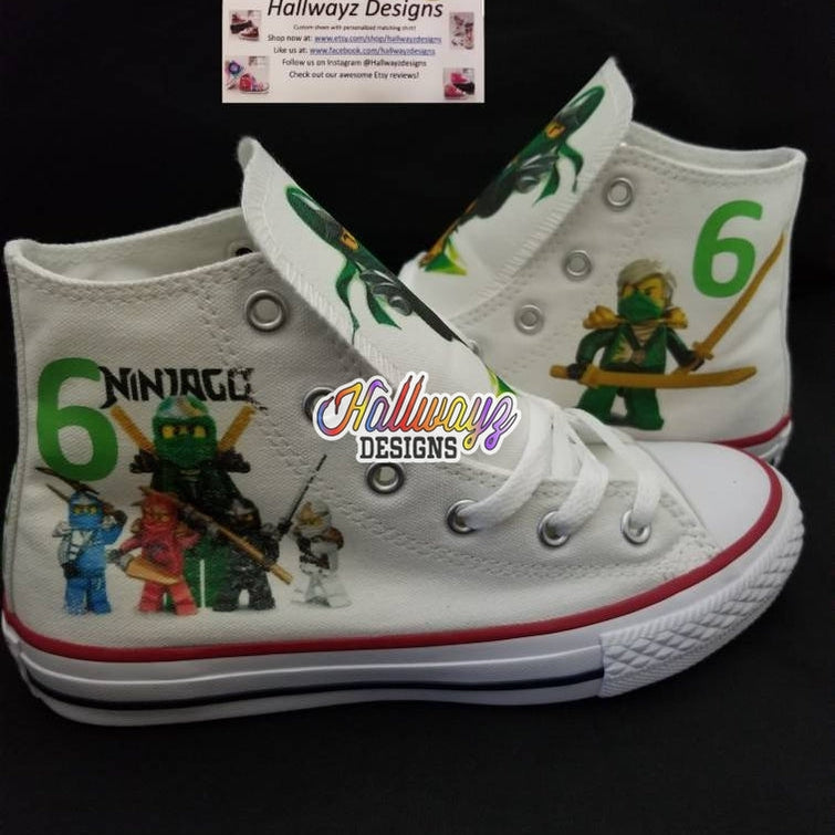 Lego Ninjago Lloyd Converse Shoes