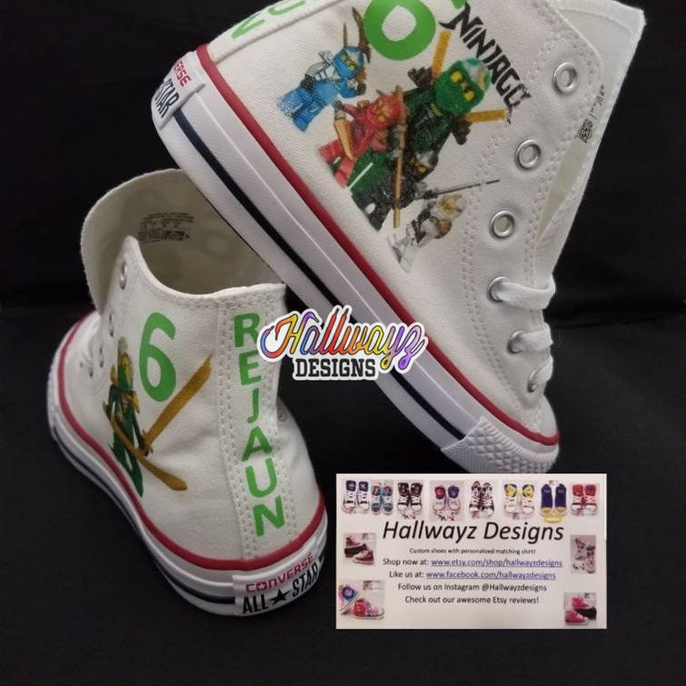 Lego Ninjago Lloyd Converse Shoes