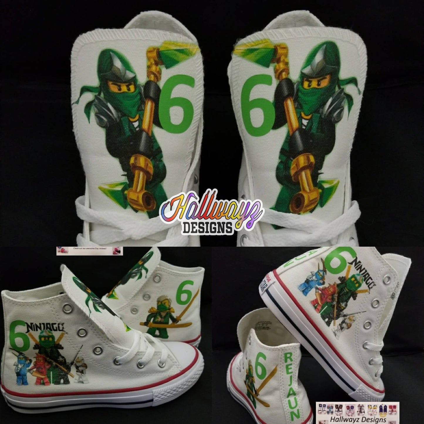 Lego Ninjago Lloyd Converse Shoes