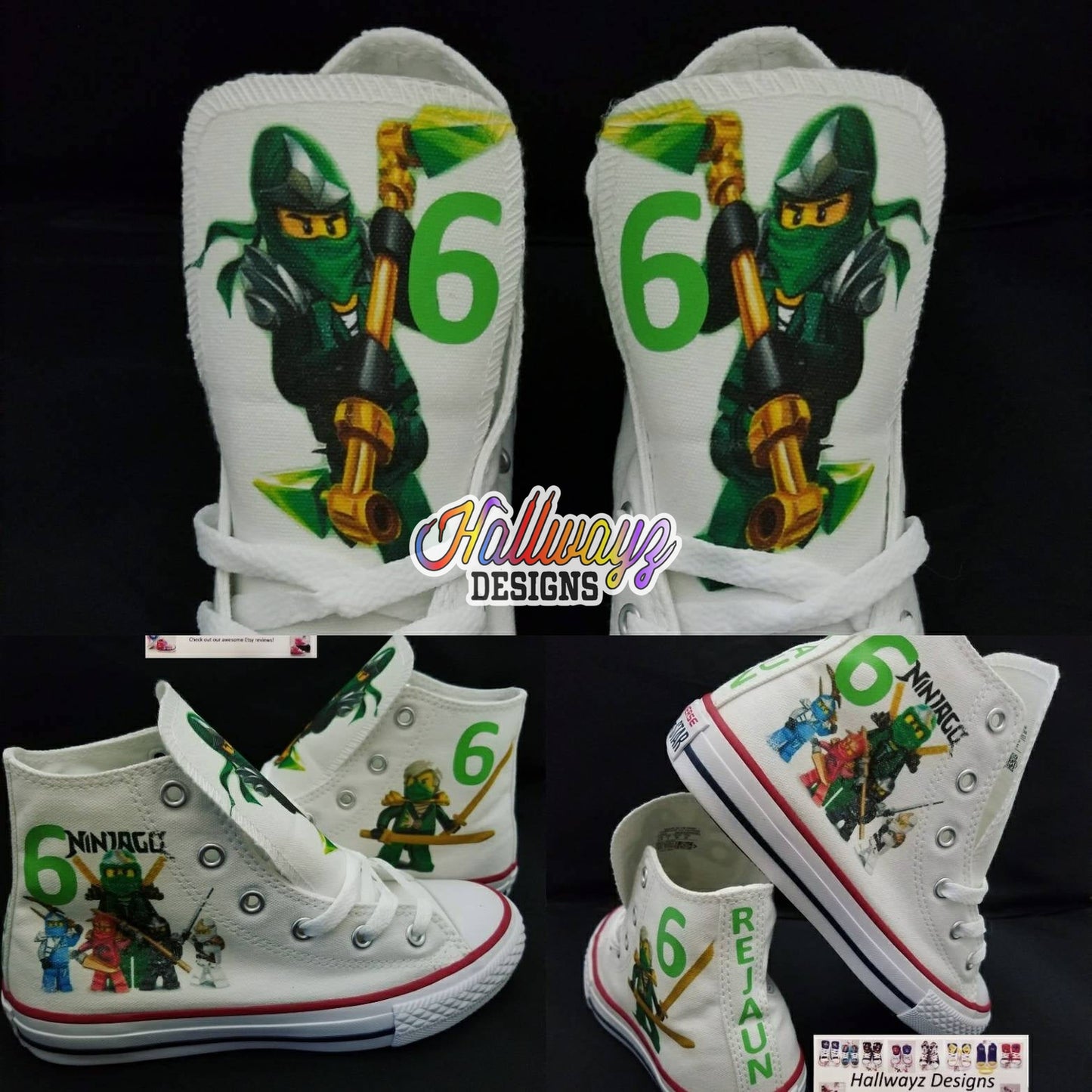Lego Ninjago Lloyd Converse Shoes