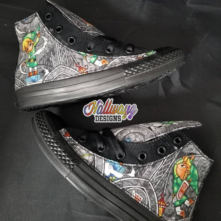 Legend of Zelda Converse Shoes