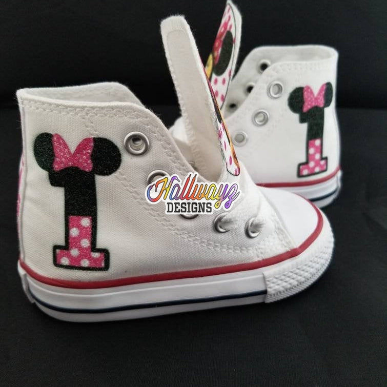 Minnie 1st Birthday Shoes