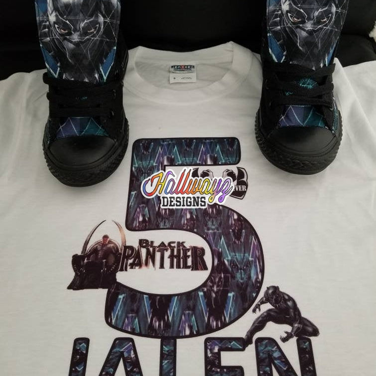 Black Panther Converse Shoes