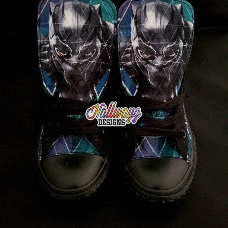 Black Panther Converse Shoes