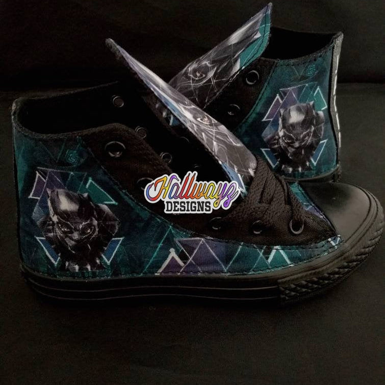 Black Panther Converse Shoes