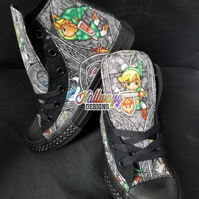 Legend of Zelda Converse Shoes