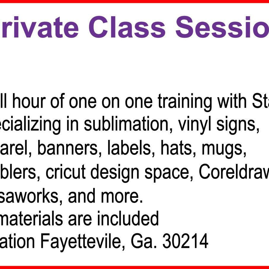 Private Workshop Session