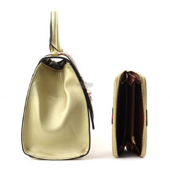 Light Gold Bee Handbag