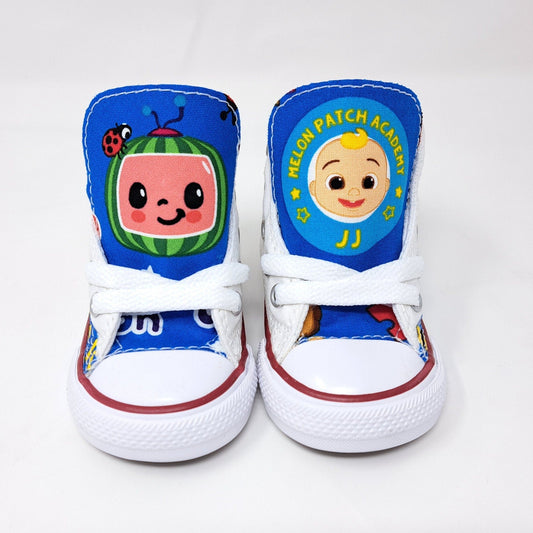 Cocomelon Converse Shoes First Birthday Sneaker by Hallwayz Designs