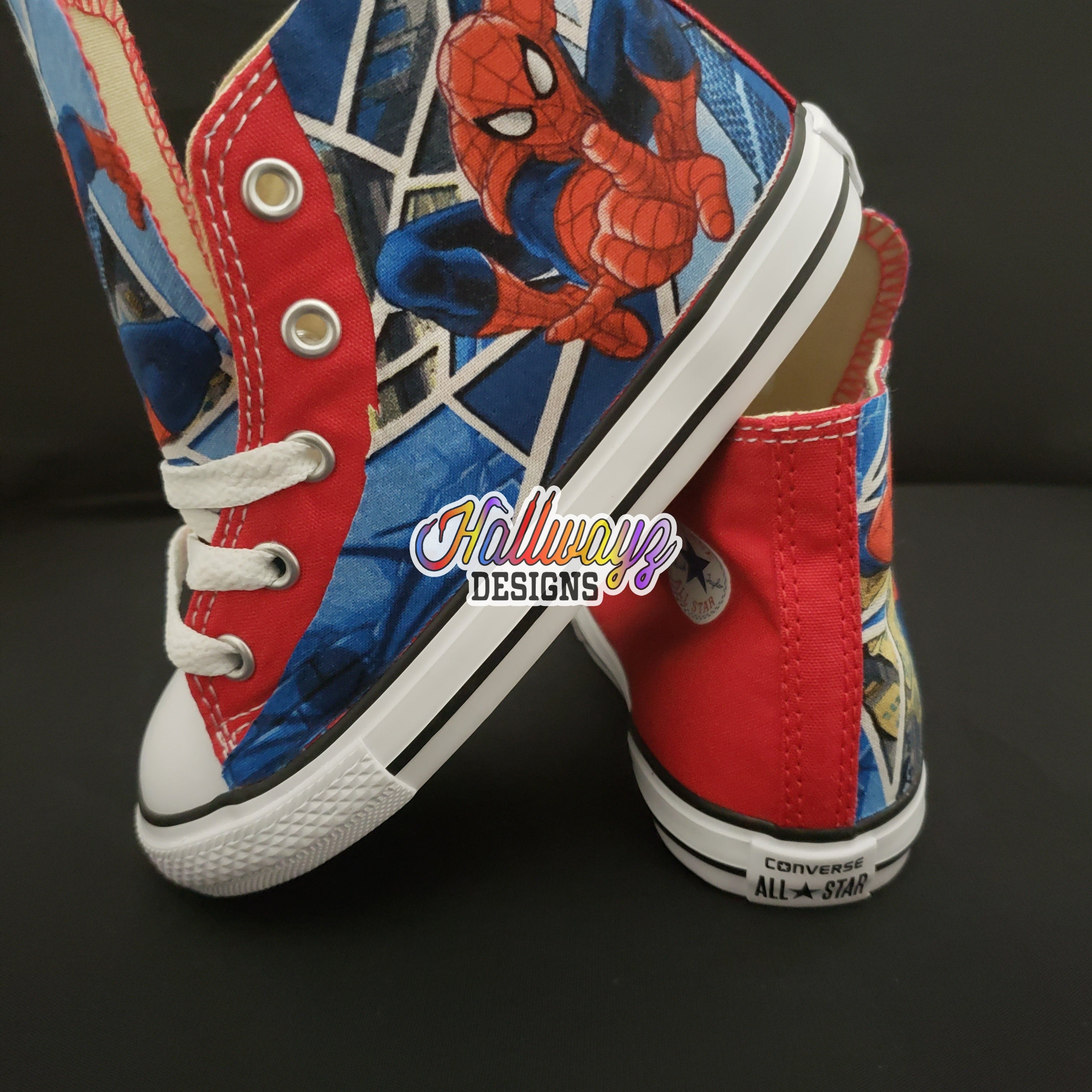 Spiderman deals converse shoes