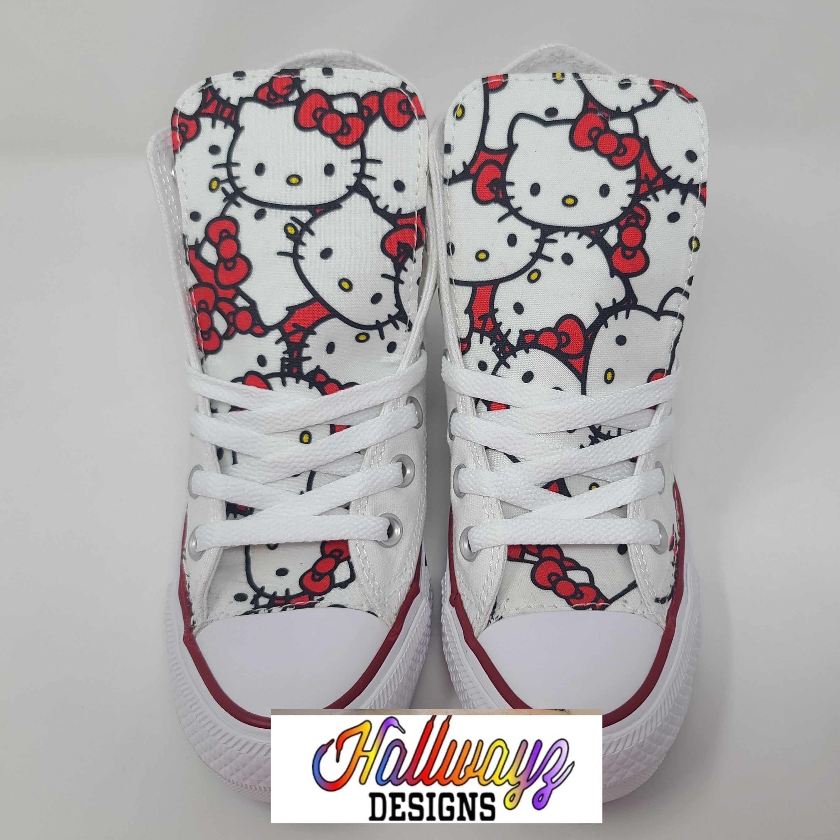 Hello kitty high outlet top converse