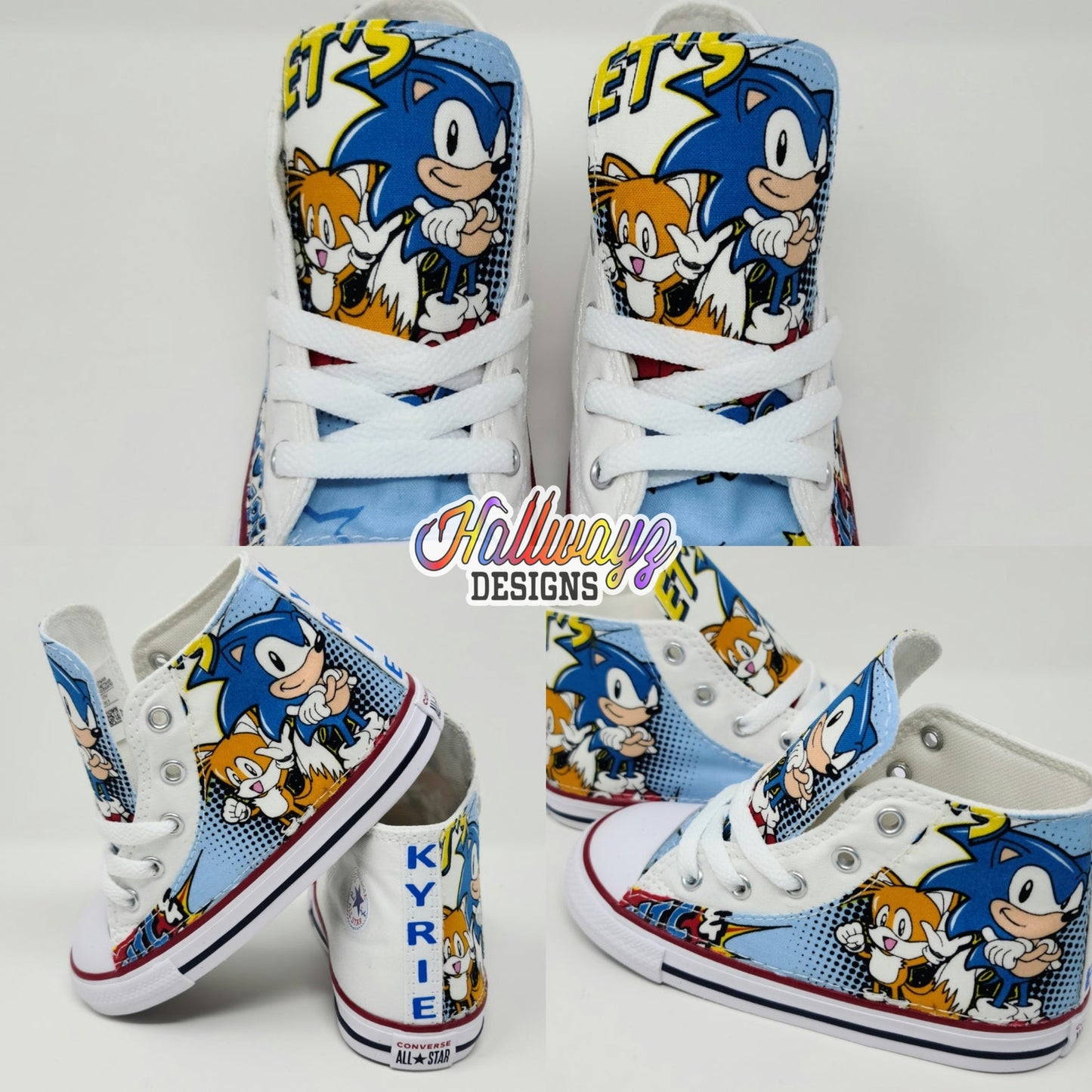Sonic the hedgehog Converse Shoes