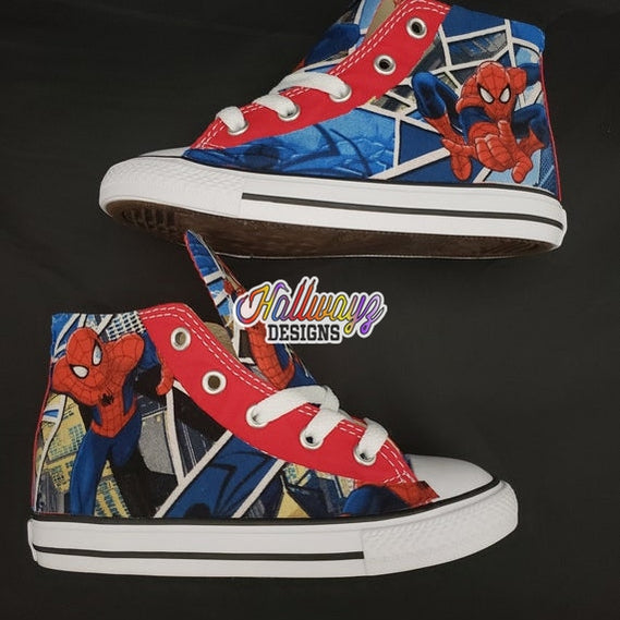 Kids spiderman shop converse