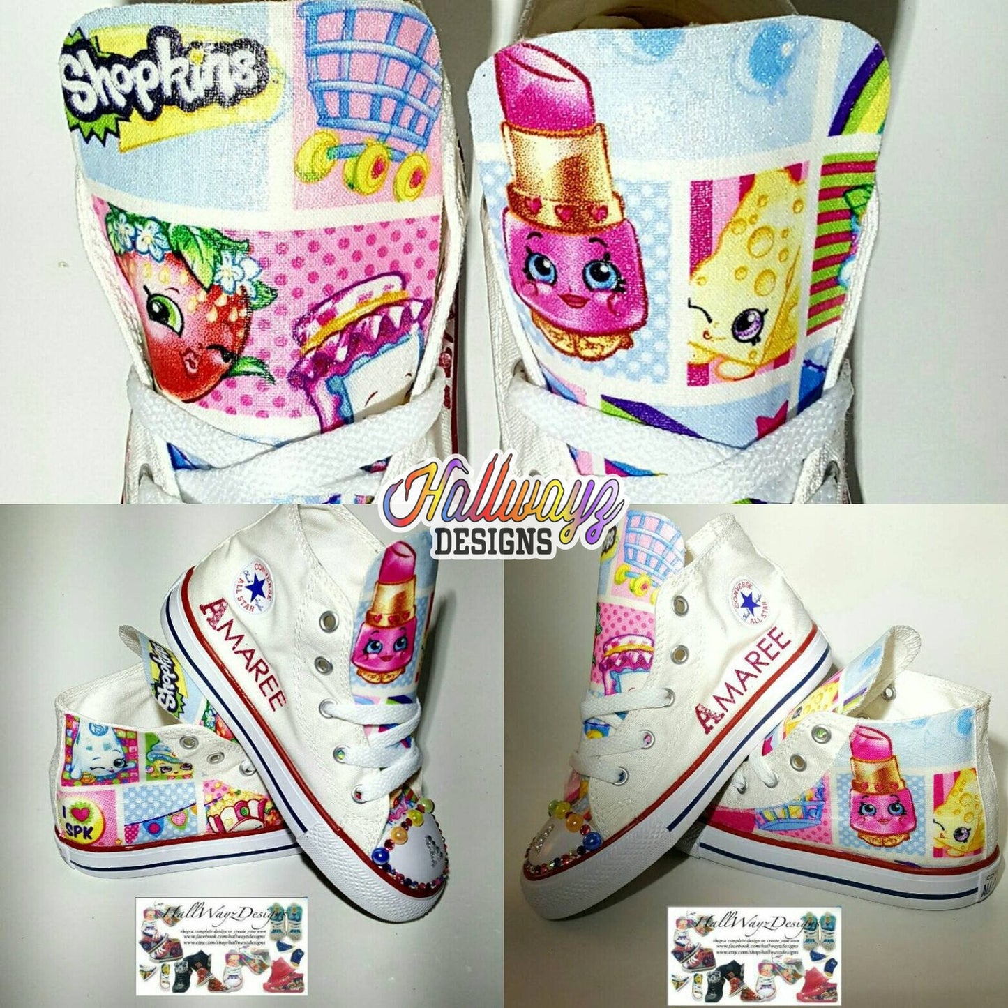 Provide your own Converse. Design only $50. Design with Crystals $100. Must pay for shipping or arrange pick up in Hampton, Ga 30228