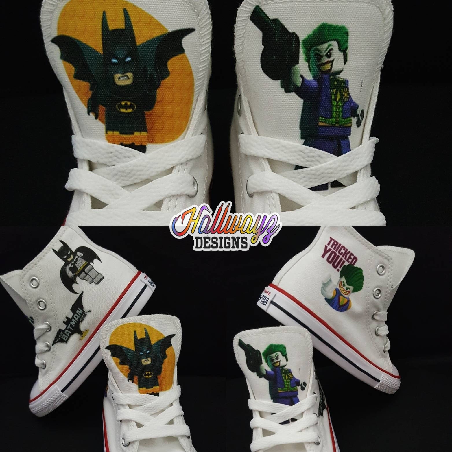 Lego Batman Joker Converse Shoes Hallwayz Designs