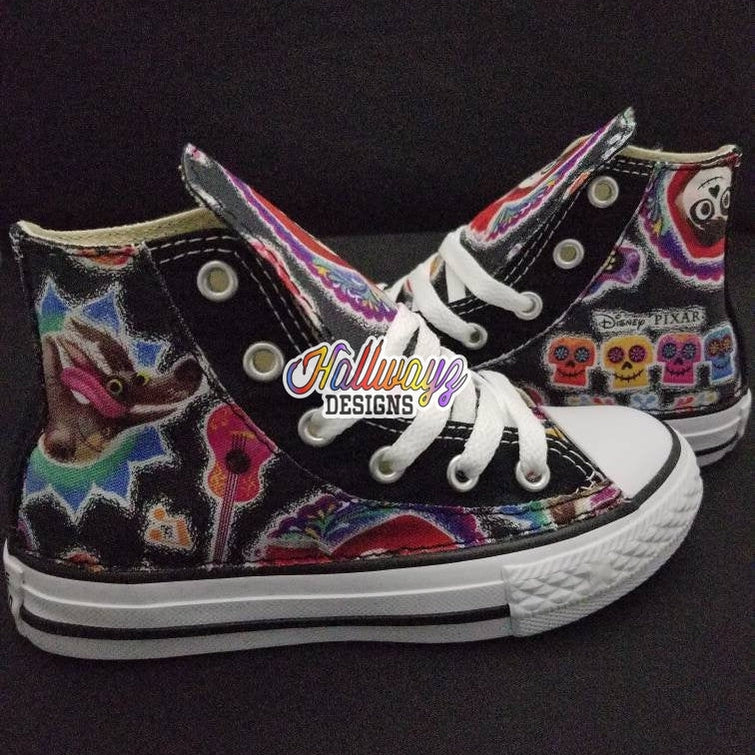 Disney Coco Converse Shoes Hallwayz Designs