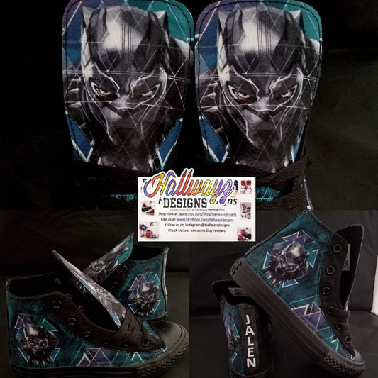 Black Panther Converse Shoes